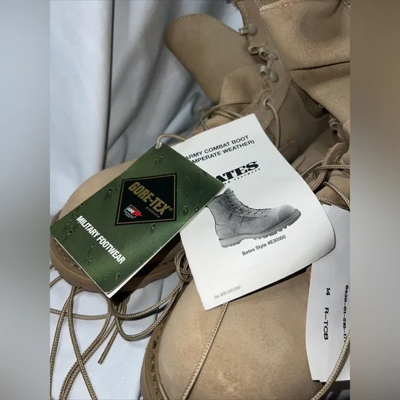 Bates Men's Size 14 R Combat Boots Gore-Tex E30500 Military Footwear Temperate - Picture 11 of 12